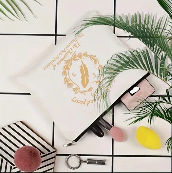 TAYLOR SWIFT | Tortured Poets Department Canvas Makeup 💄 Cosmetic Bag - Picture 6 of 8